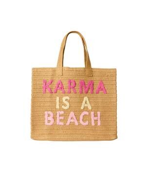 NEW BTB LOS ANGELES women's karma is a beach tote in brown